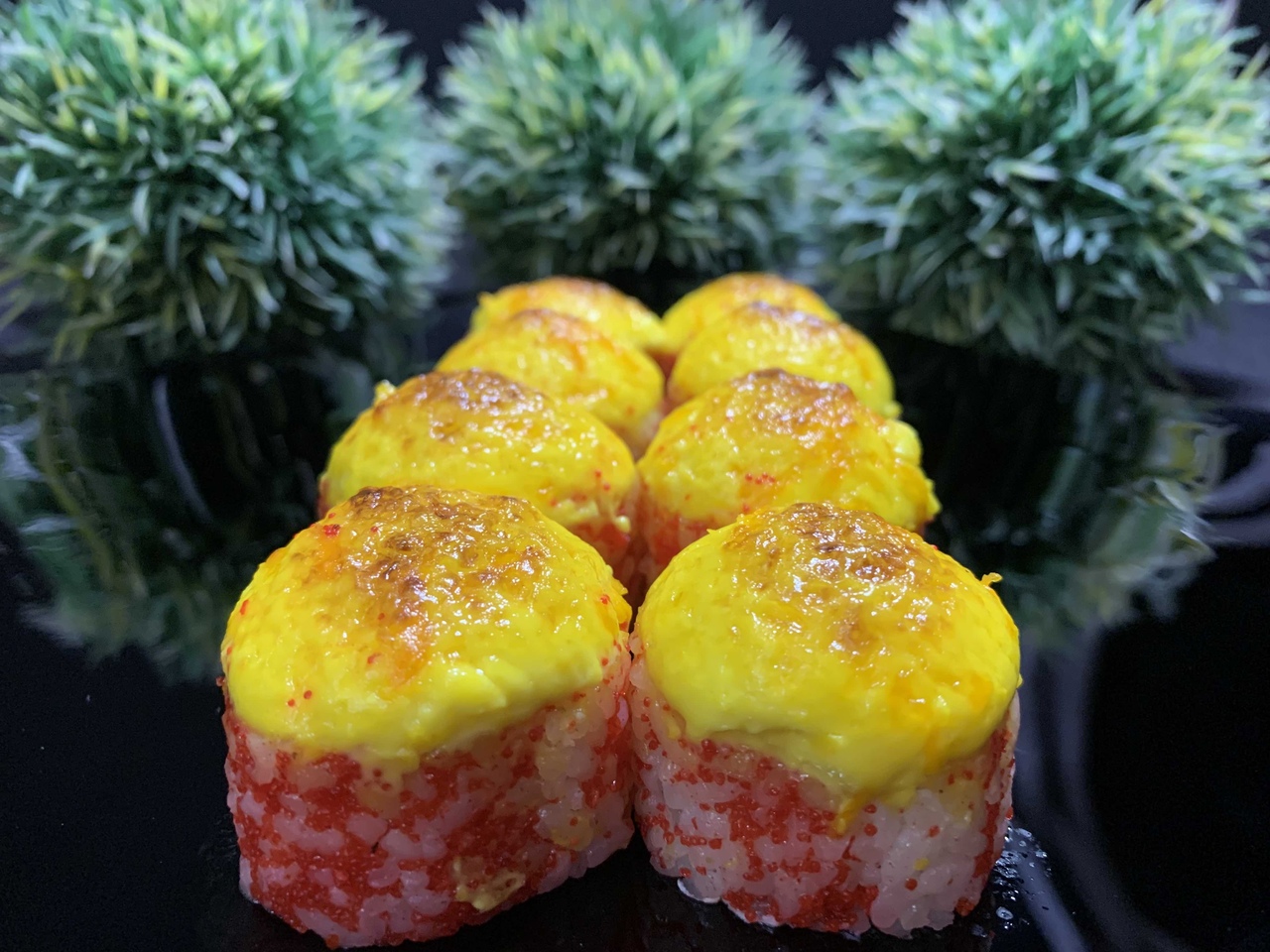 Запеченный космос с креветкой