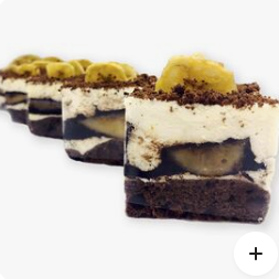 Банановое пирожное