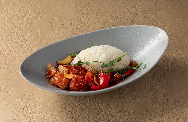 Цыплёнок в кисло-сладком соусе