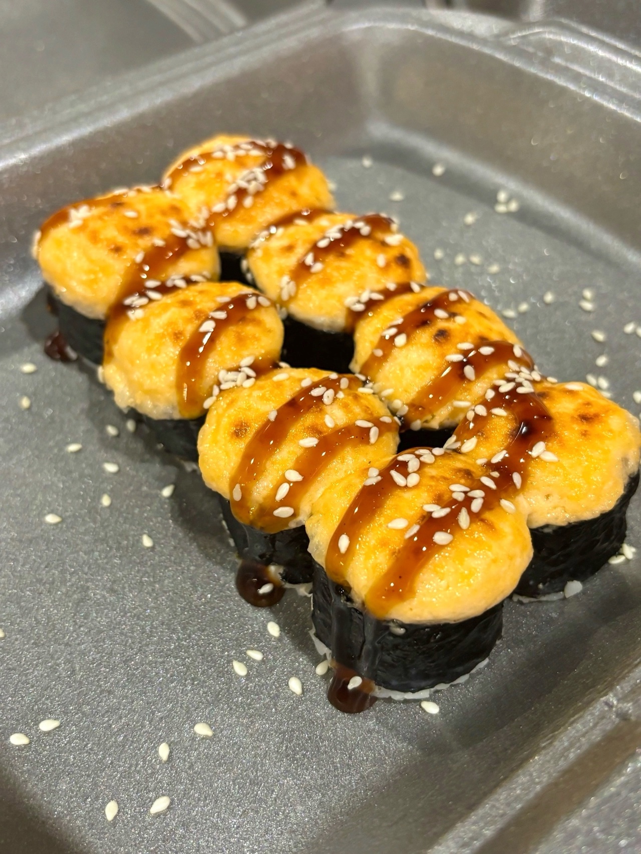 С лососем запеченный