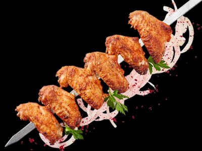 Шашлык из куриных крылышек