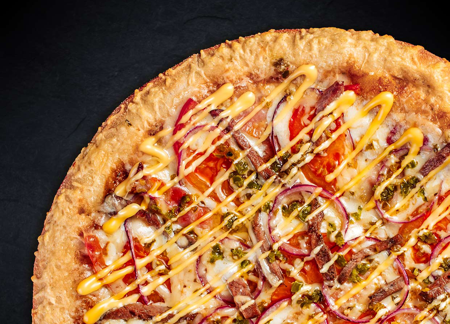 Пиццбург 40 см (толстое с сыром)