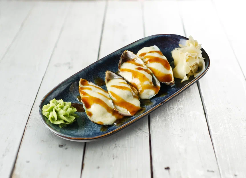 Мидии запеченные