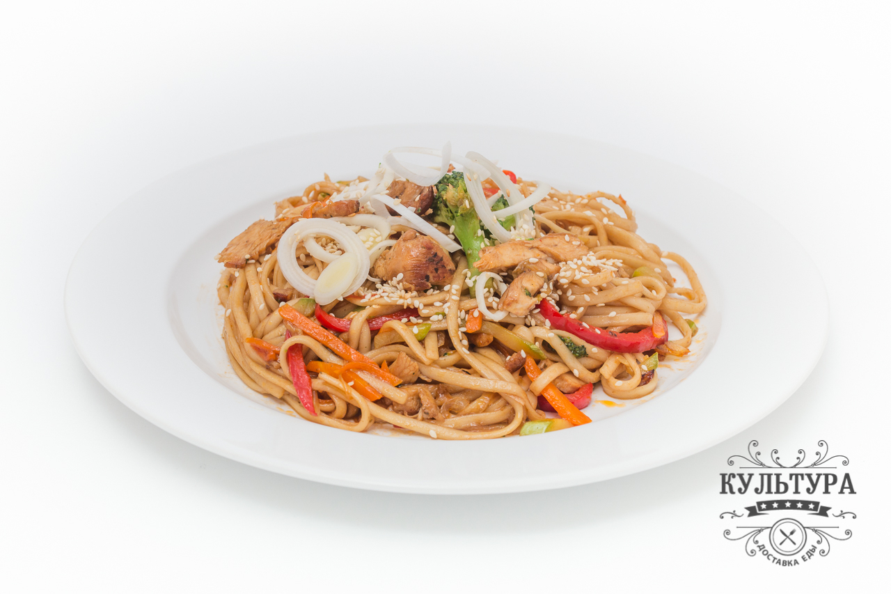 Лапша Удон с курицей
