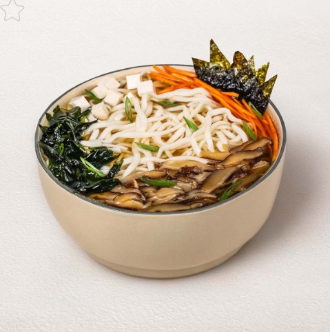 Рамэн вегетарианский с грибами шиитаке