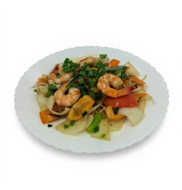 Салат с морепродуктами