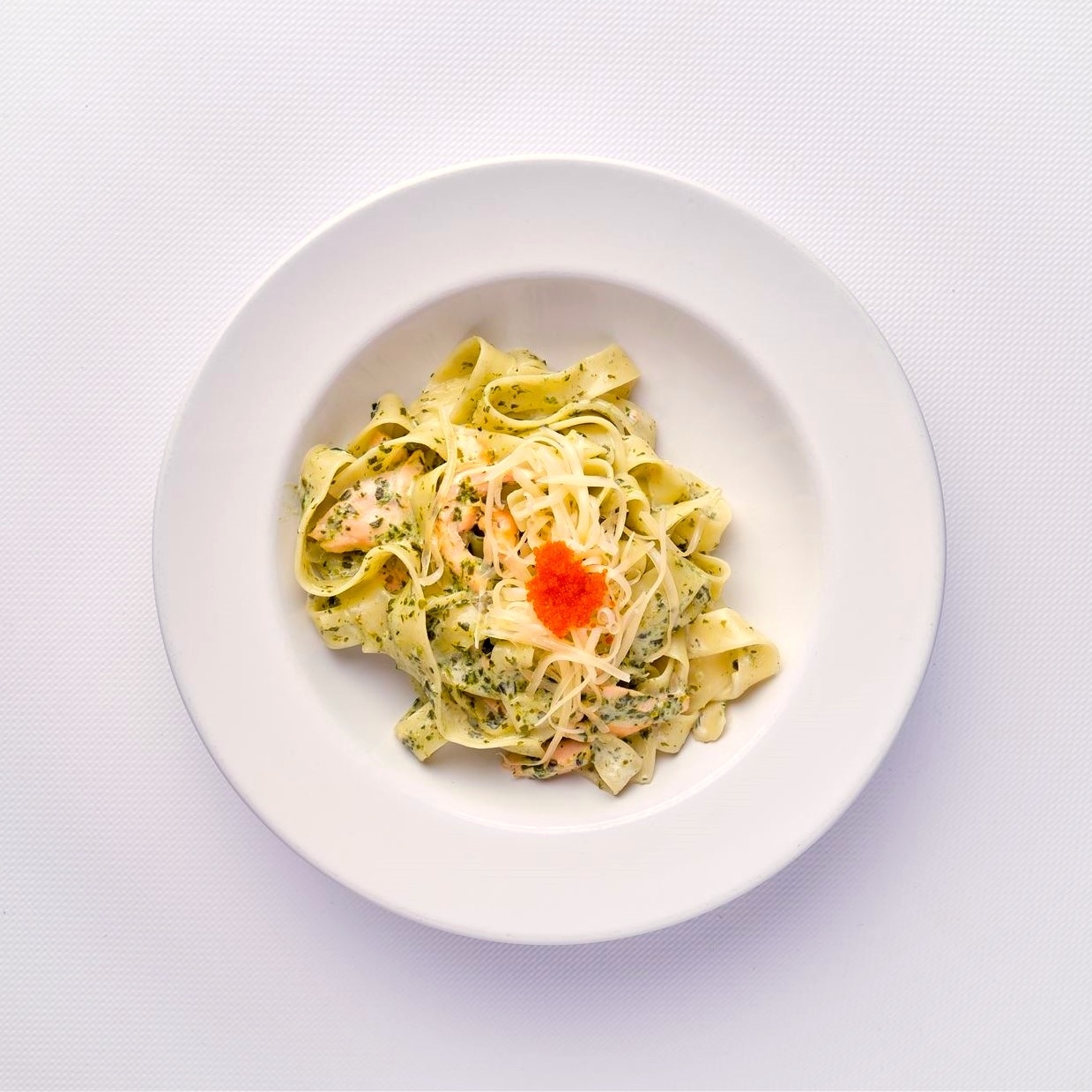 Паста с лососем