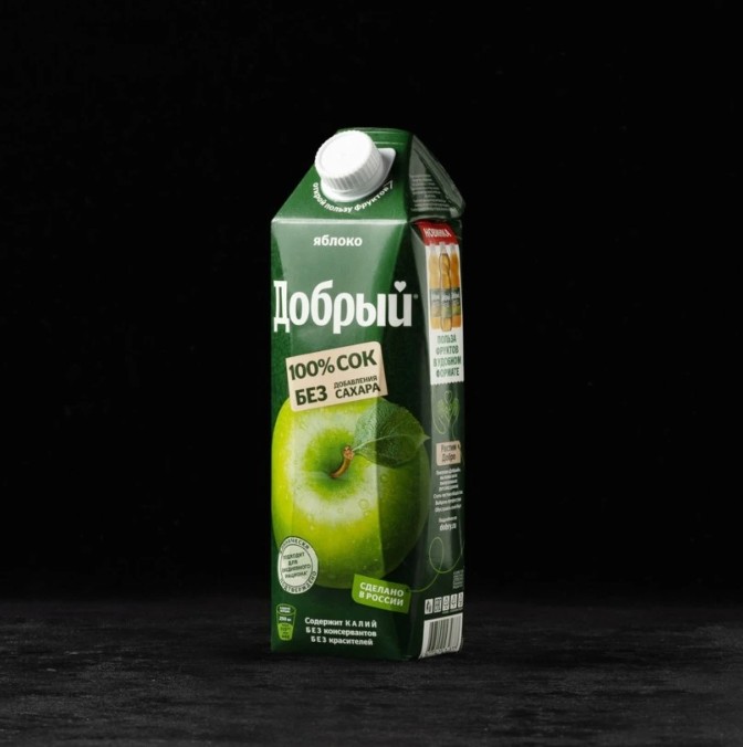 Сок Добрый яблочный