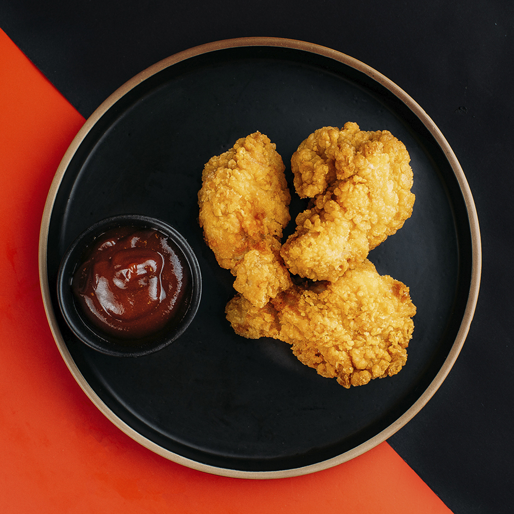 Крылышки в панировке острые