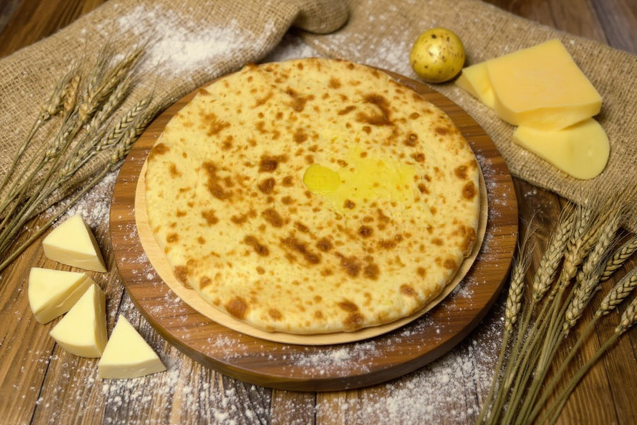 С картофелем и сыром 1000г