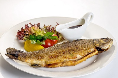 Форель, фаршированная грибами