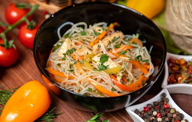 Чапче с курицей