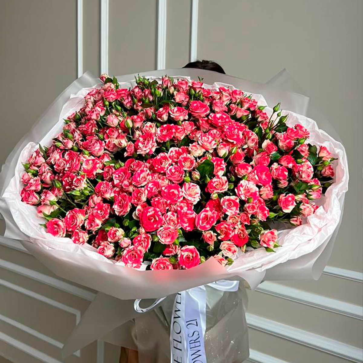 Букет из кустовых роз Артикул: Б-1124-24(предзаказ)