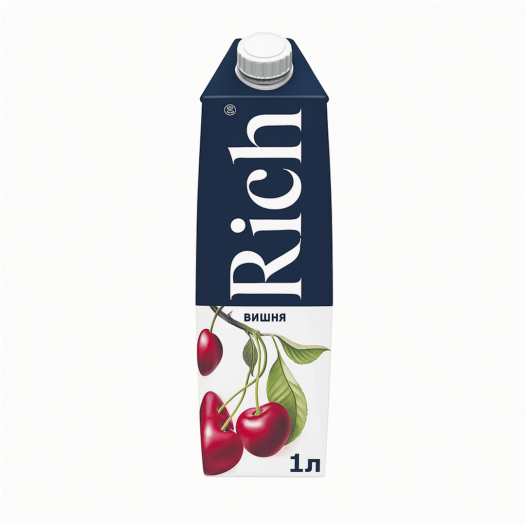 Сок Rich Вишня 1л.