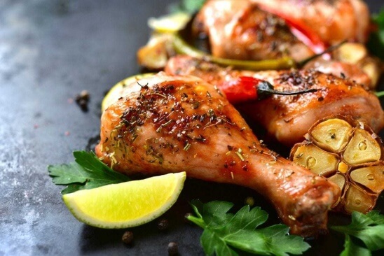 Шашлык из куриной голени