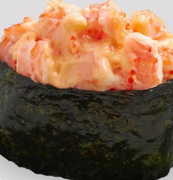 Запеченные суши с креветкой