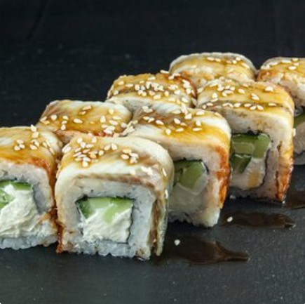 Ролл Филадельфия с угрем