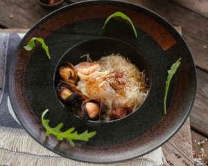 Ризотто с морепродуктами