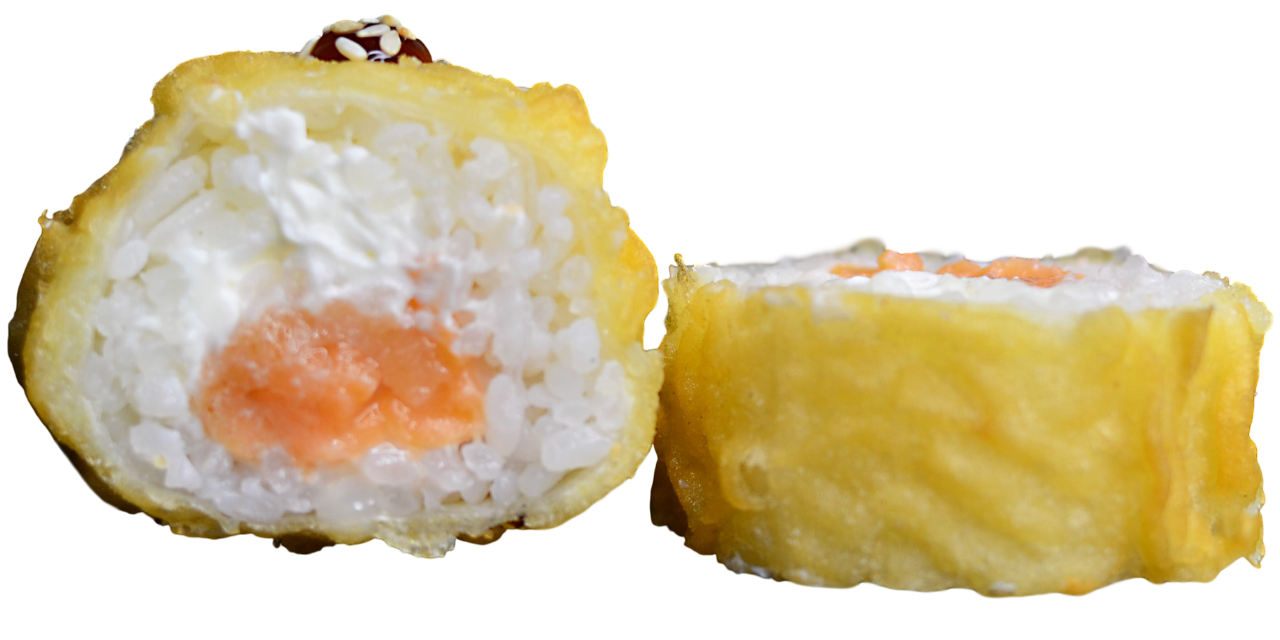 Ролл Нежный с лососем темпура