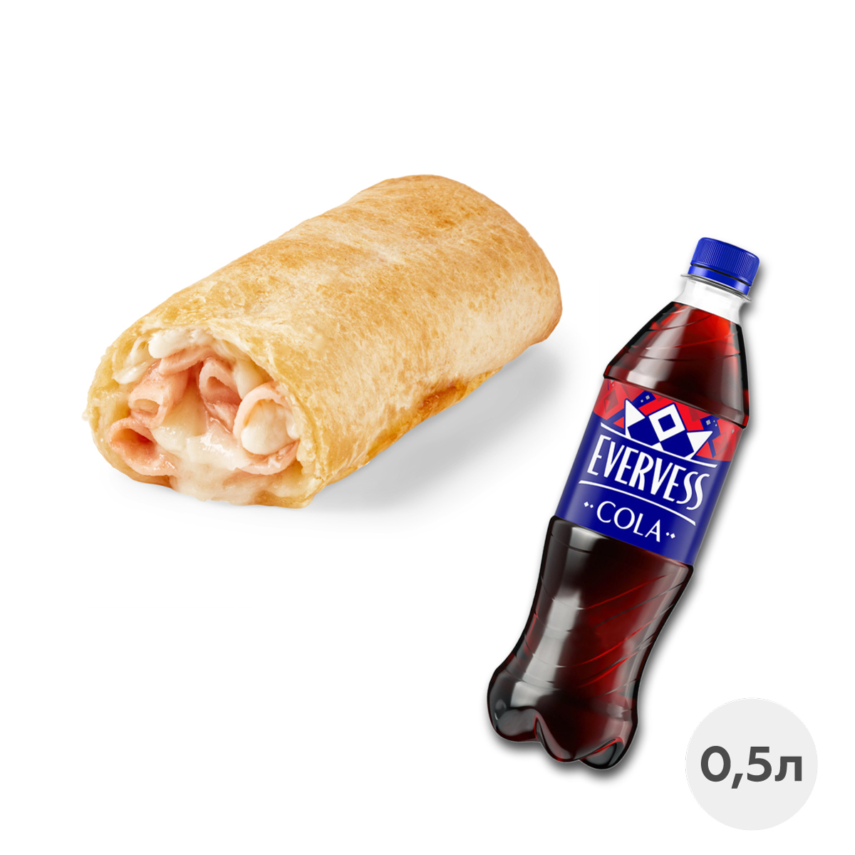 Набор с роллом Ветчина и сыр