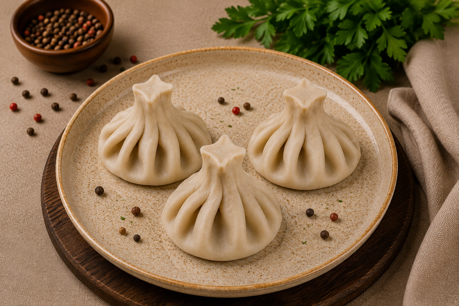 Хинкали с курицей