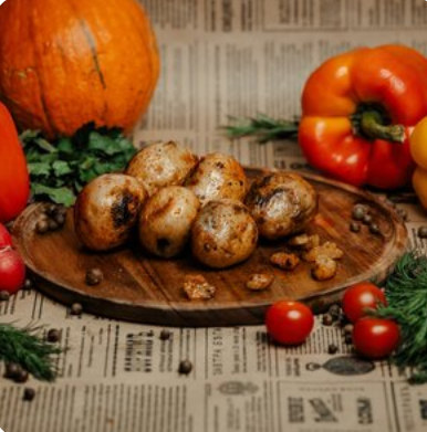 Картофель с курдюком