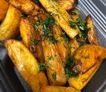 Картошка по-деревенски с чесноком и 300г