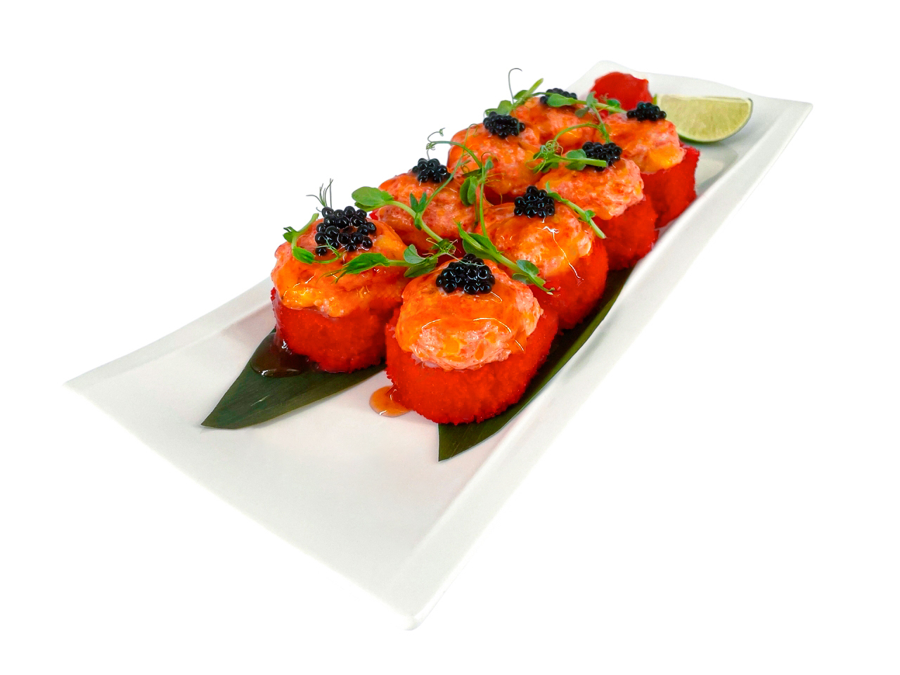 Тар-тар снежный краб с дайконом