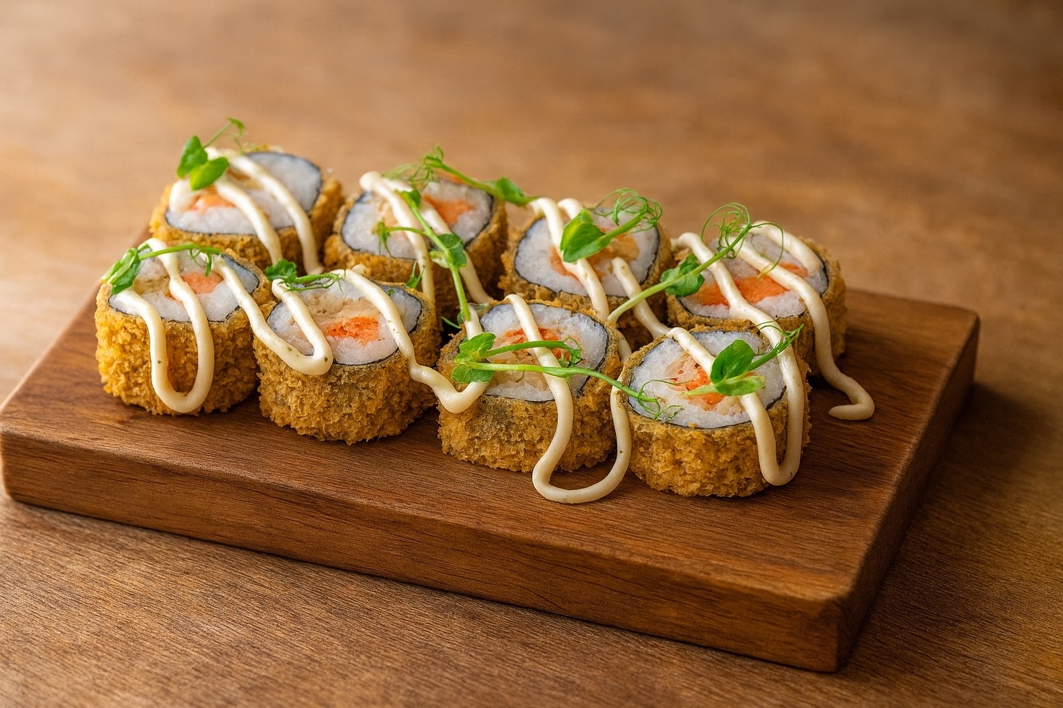 Жареный сочный ролл