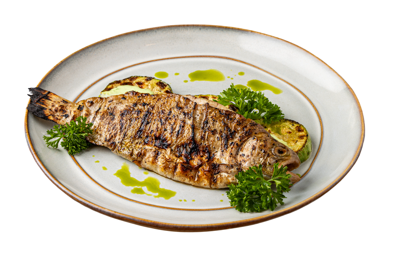 Мини форель с цукини