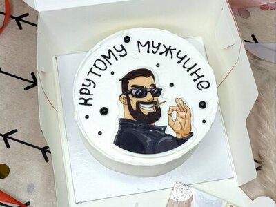 Бенто-торт Крутому мужчине