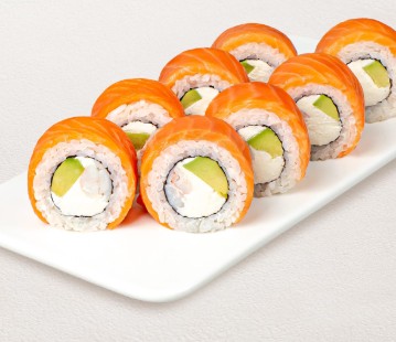 Ролл Филадельфия с тигровой креветкой