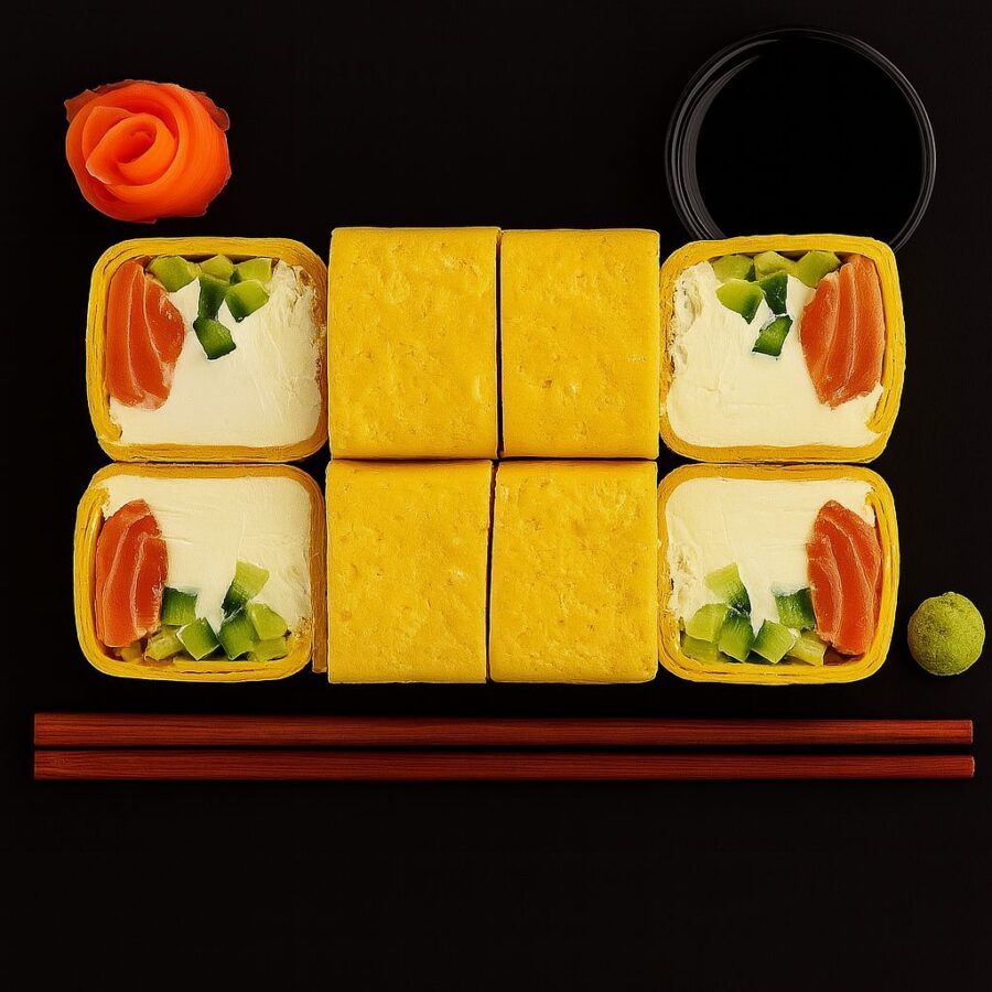 Тортилья с лососем