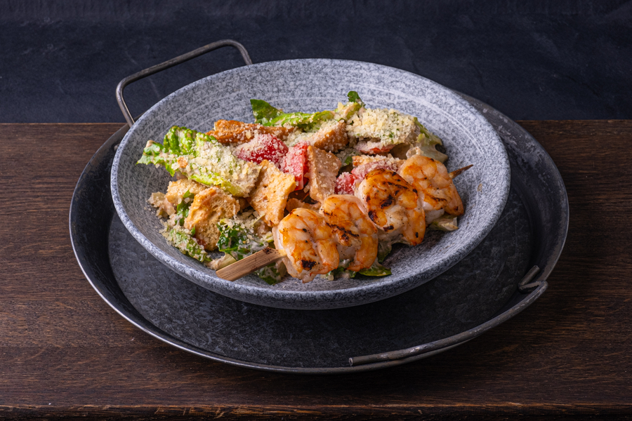 Цезарь с креветками