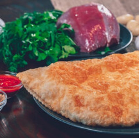 Чебурек с бараниной и зеленью 100г