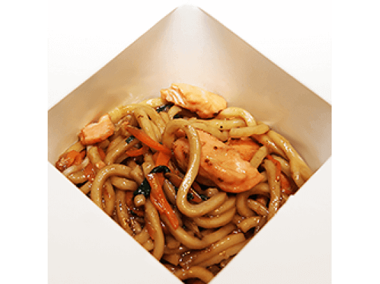 WOK с Лососем