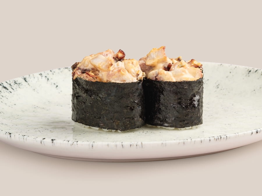 Спайси Гункан осьминог