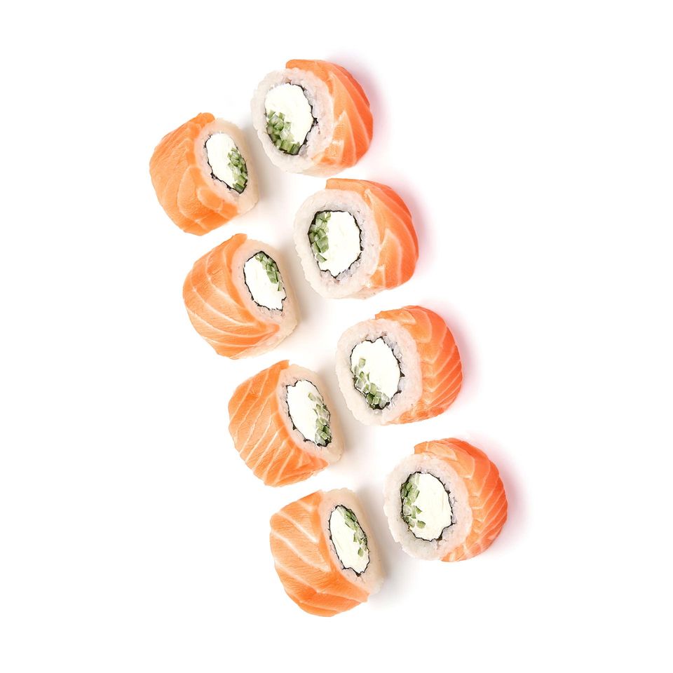 Филадельфия с лососем 4 шт