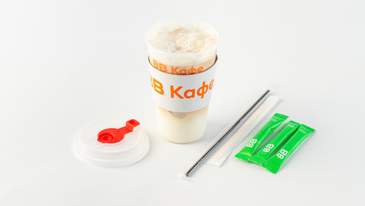 Айс Латте на безлактозном молоке 400 мл, кафе