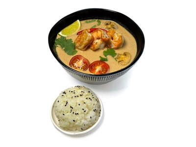 Том Ям с креветками