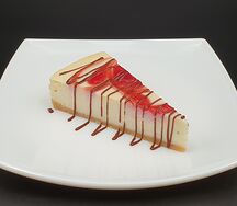 Чизкейк Нью-йорк с клубникой