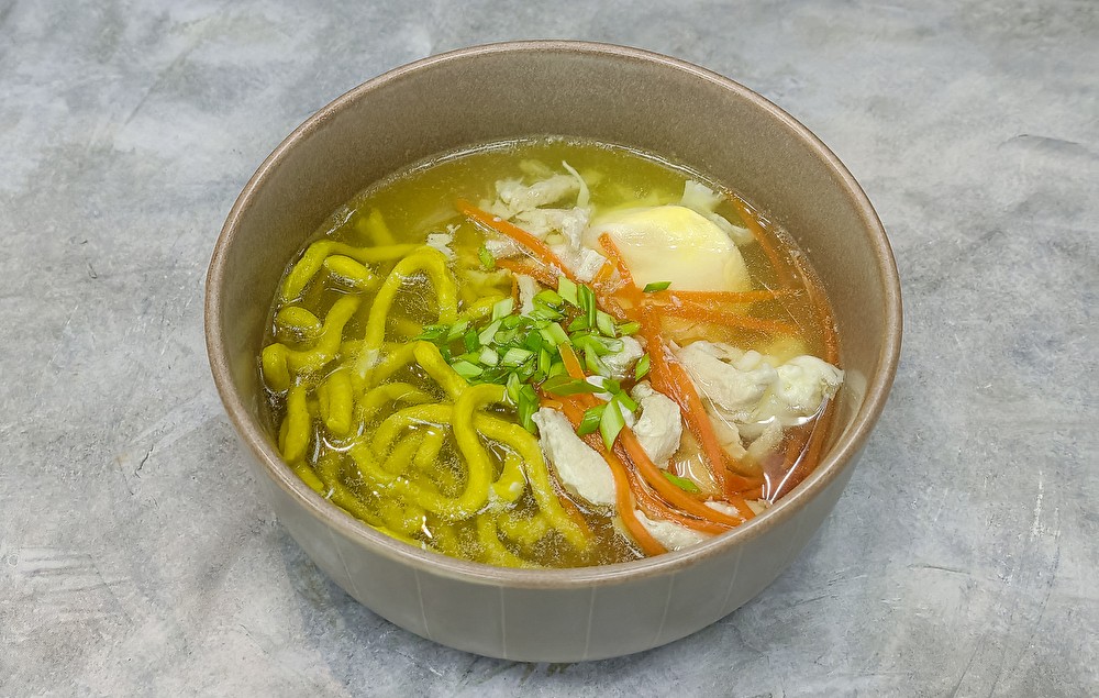 Суп-лапша домашняя с курицей