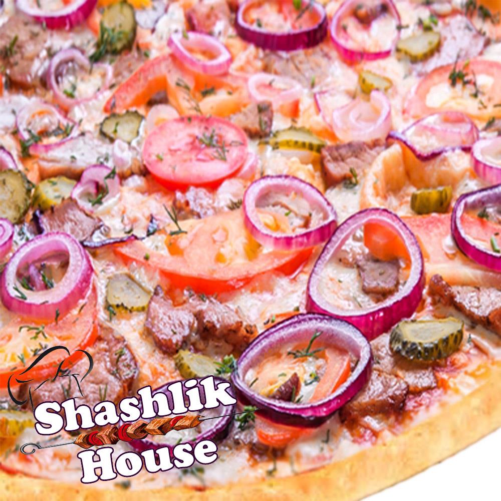 Пицца Шашлычная свиная