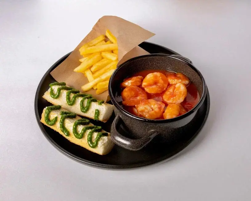 Креветки в томатном соусе