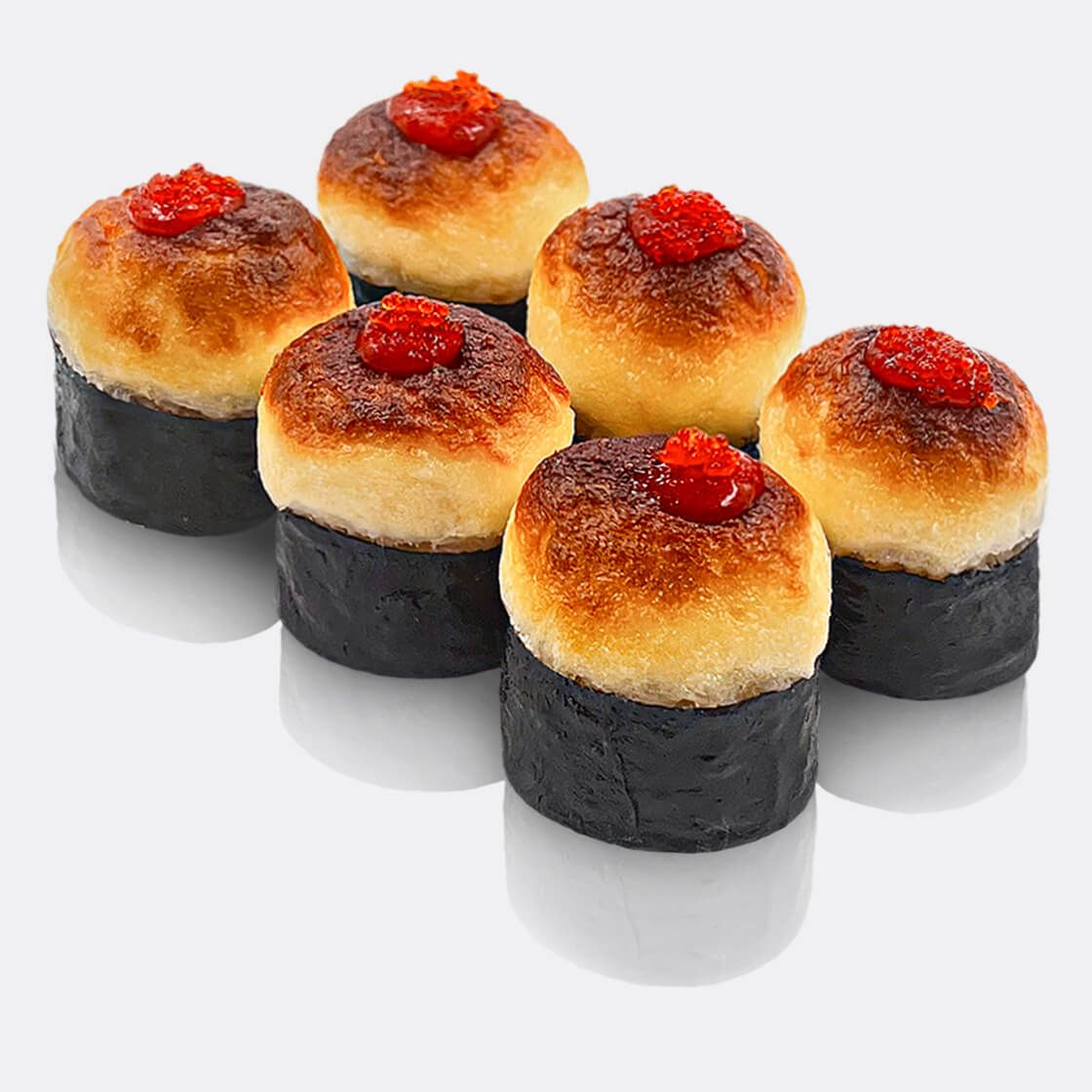 Запеченный ролл с креветкой