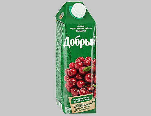 Нектар ДОБРЫЙ вишня, 1л
