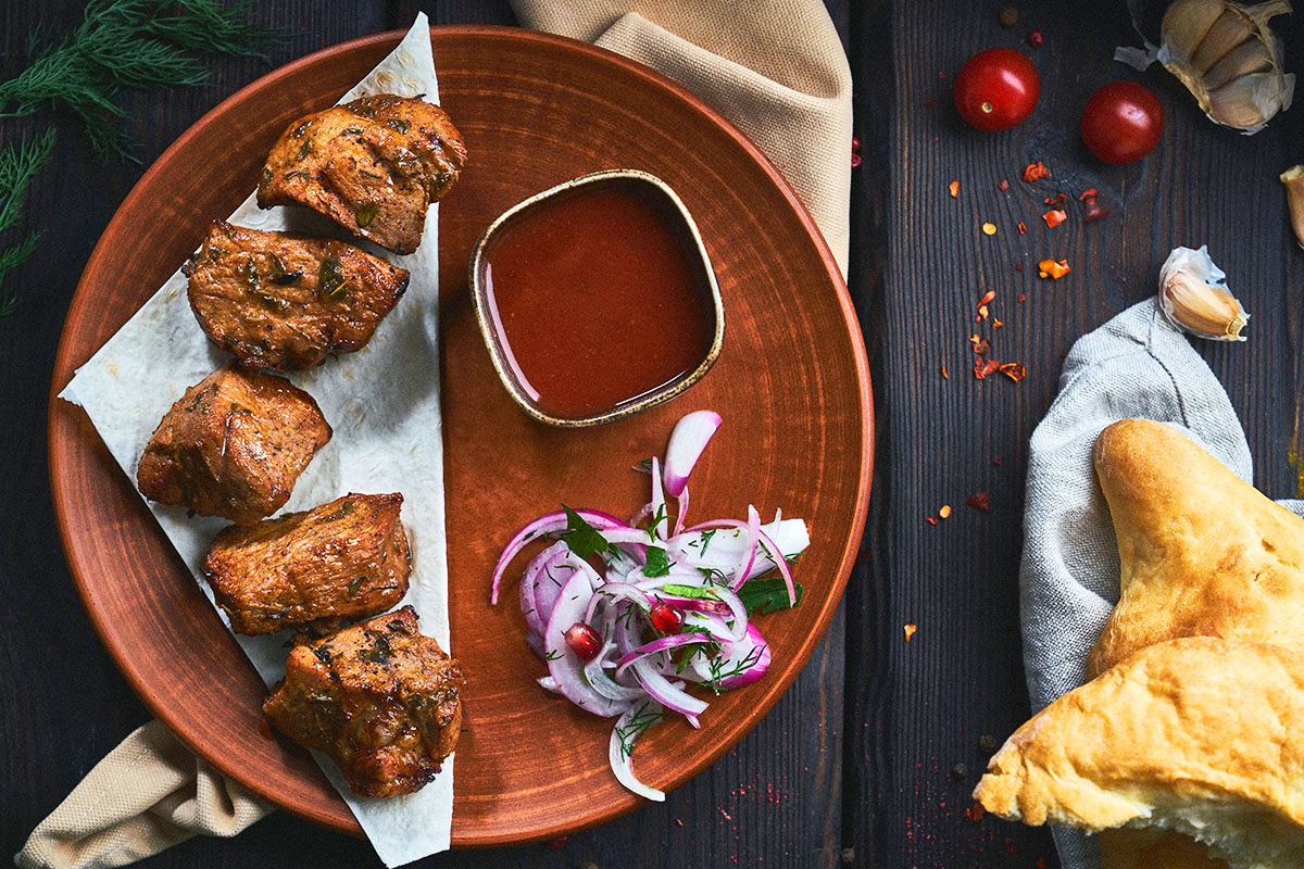 Шашлык из свиной шейки