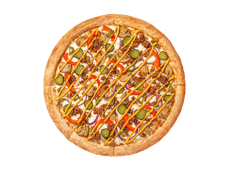 Пицца Деревенская с говядиной M