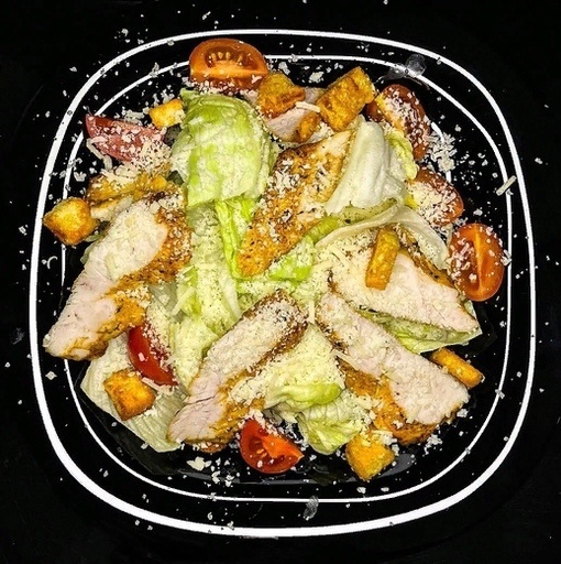 Цезарь с курицей