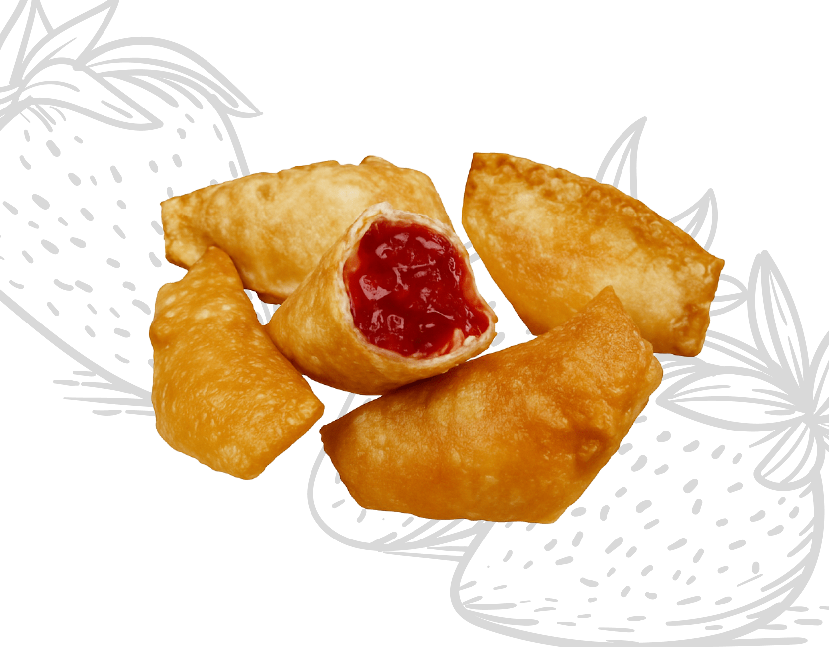 ЧебурекМи с клубничным джемом